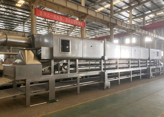 100000PCS/8h Instant Noodles Machinery Line 90kw Converter Speed Control